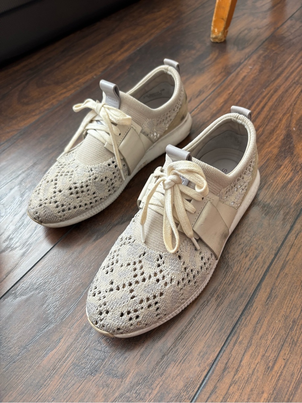 Knit Lace-Up Sneakers size 5.5